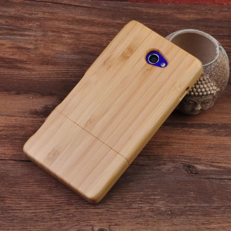 CORNMI чехол на Sony Xperia M2 случае Coque 100% реальный Бамбук Деревянная задняя обложка для