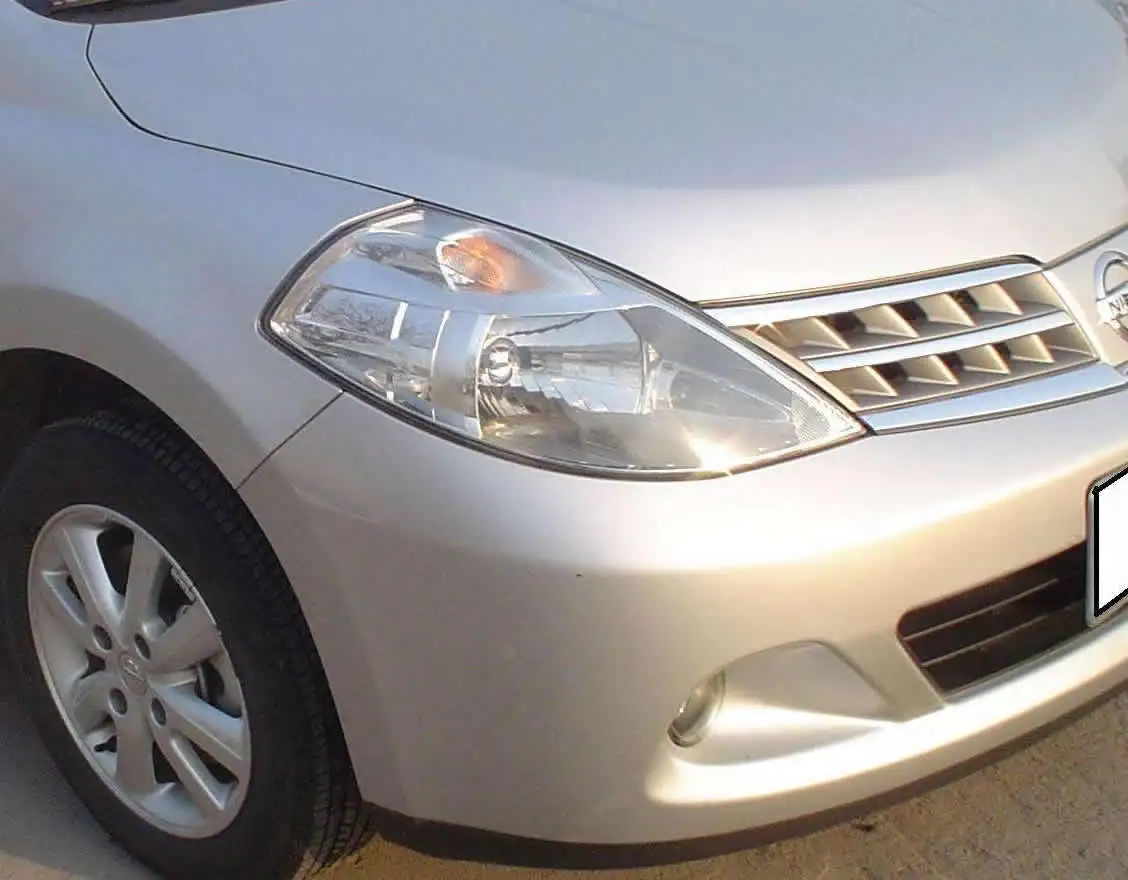 Для Nissan Tiida 08-10 крышка фары оболочка стеклянная линза абажур прозрачный абажур маска 2 шт