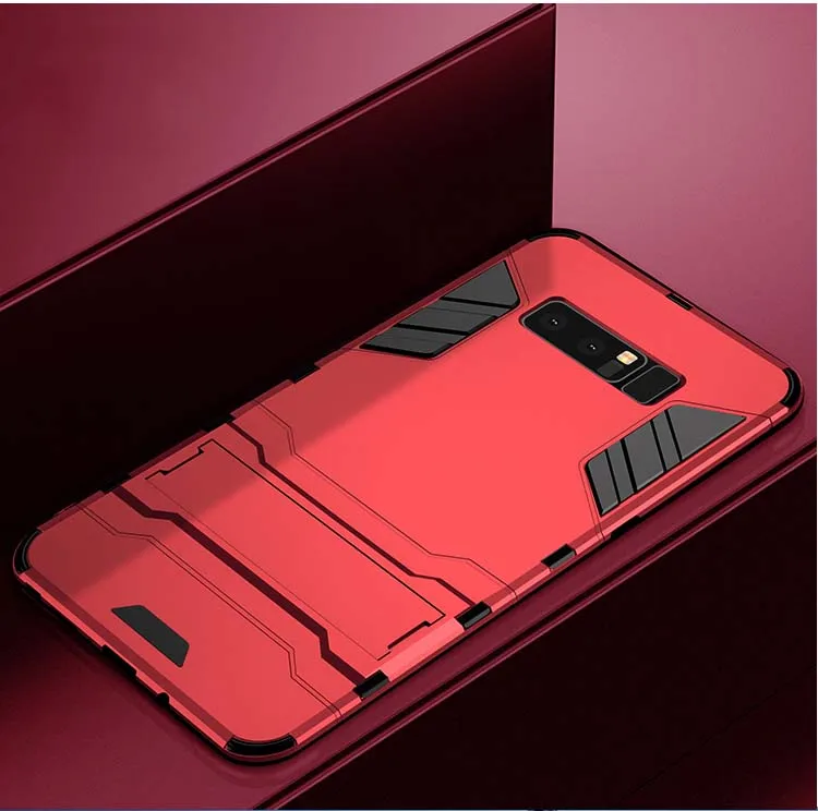 Red Армированный чехол для samsung Galaxy Note 4/Note 5, 8, 9, 10, S7 S6 Edge Plus A3 A5 A7 J3 J5 J7 J2 Prime C9 Pro A9 чехол Coque - Цвет: Red