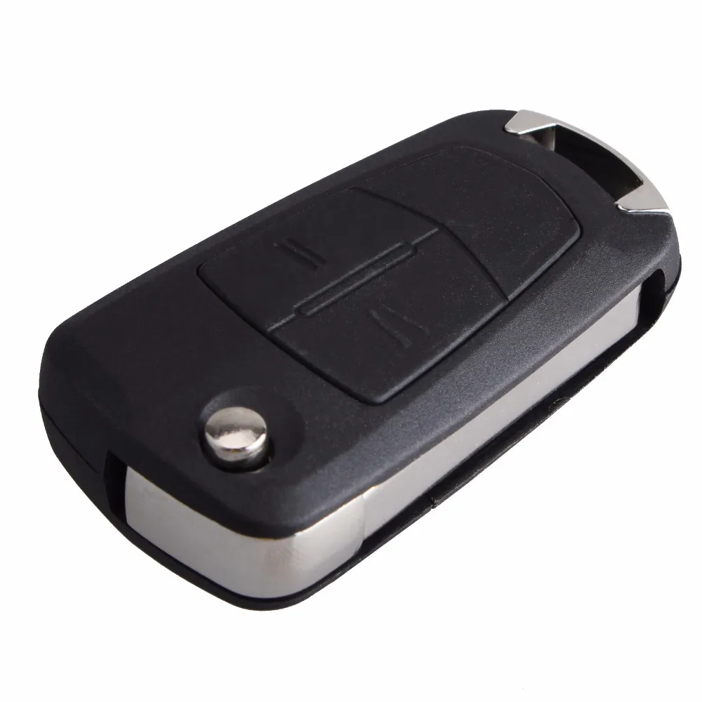 2 кнопки флип складной чехол для ключей Fob Vauxhall Opel Astra H Zafira B Corsa D дистанционного