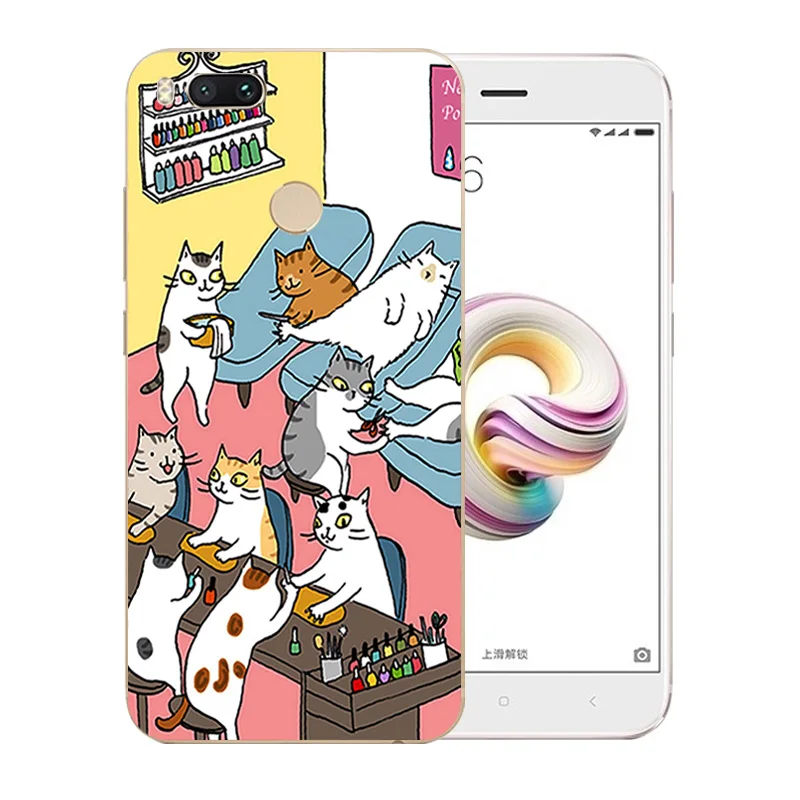 For Xiaomi Mi A1 Case Ultra Thin Silicone for 5x Marb Pattern Cover Luxury TPU Coque Original |