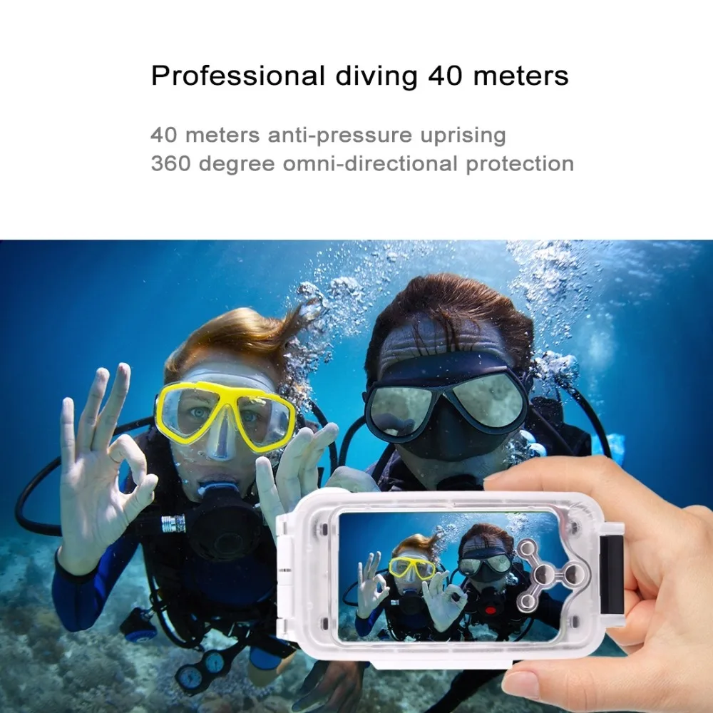 Водонепроницаемый чехол для iPhone 6 6s 7 Plus из АБС пластика дайвинга