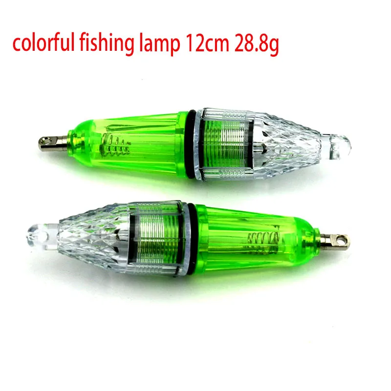 10pcs 12CM 28.8G Colorgathering Noctilucent led flash peche sea Fishing Light Squid fishing lamp pesca tackles(FL002-1) | Спорт и