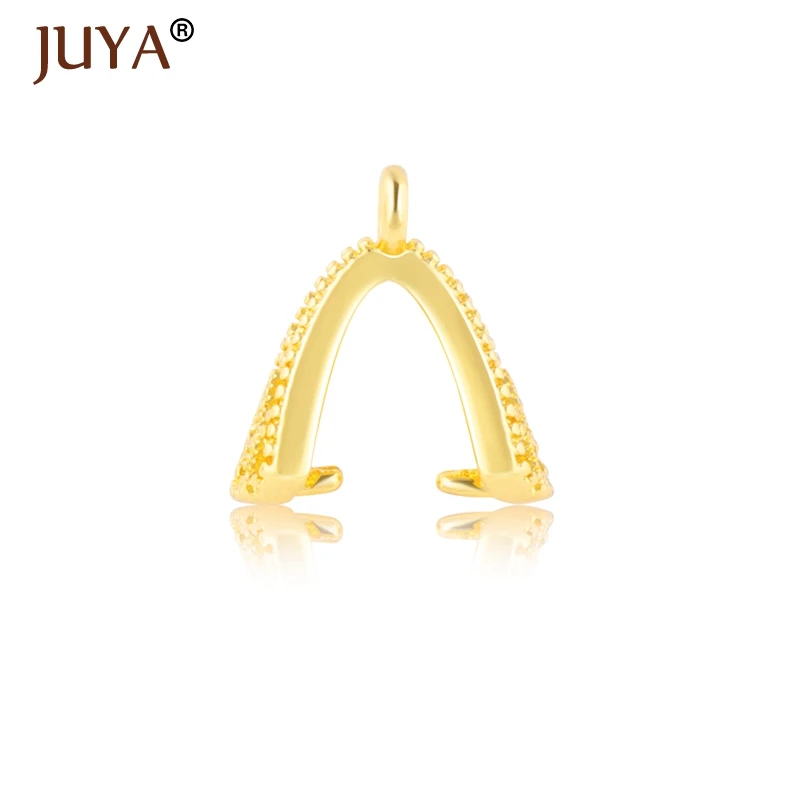 Кристальный Агат застежка для подвески 8 шт. зажим ручной работы бусины фурнитура