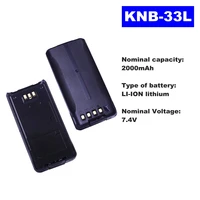 7 4v 2000mah li ion radio battery knb 33l for kenwood walkie talkie tk 3185218031805210 two way radio