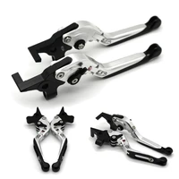 with logo motorcycle frame ornamental foldable brake handle extendable clutch lever for ducati multistrada 1200sgt