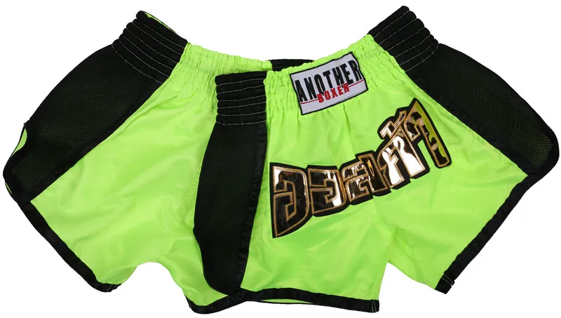 Мужские дышащие боксерские шорты MMA muay, спортивные дышащие шорты Sanda, одежда тайская, детские шорты для кикбоксинга