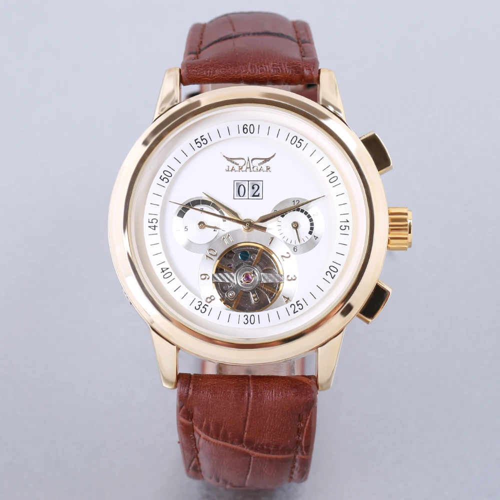 Часы наручные JARAGAR мужские механические брендовые роскошные модные