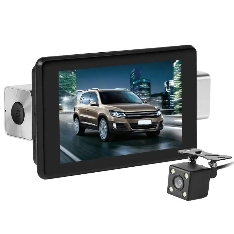4.0 inch Screen VODOOL T3 FullHD 1080P 3g WiFi Android 5,0 Автомобильная dvr камера " сенсорный экран двойной объектив видеорегистратор ночного видения - Название цвета: 4.0 inch Screen