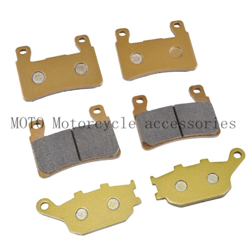 

Front & Rear Brake Pads for Honda CBR600 CBR900 VTR 1000 CB1300S CBR 929 CBR 954 RVT1000 R/RC51 Motorcycle Brake Pads 3 Pairs