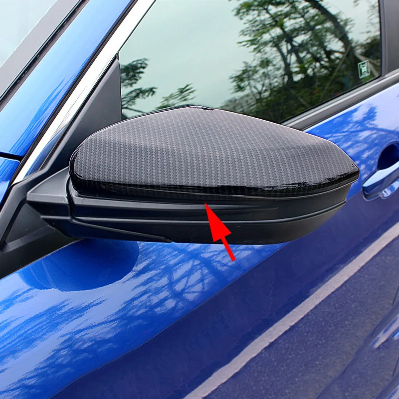 Боковые зеркала из углеродного волокна для стайлинга автомобиля чехлы Honda Civic 10
