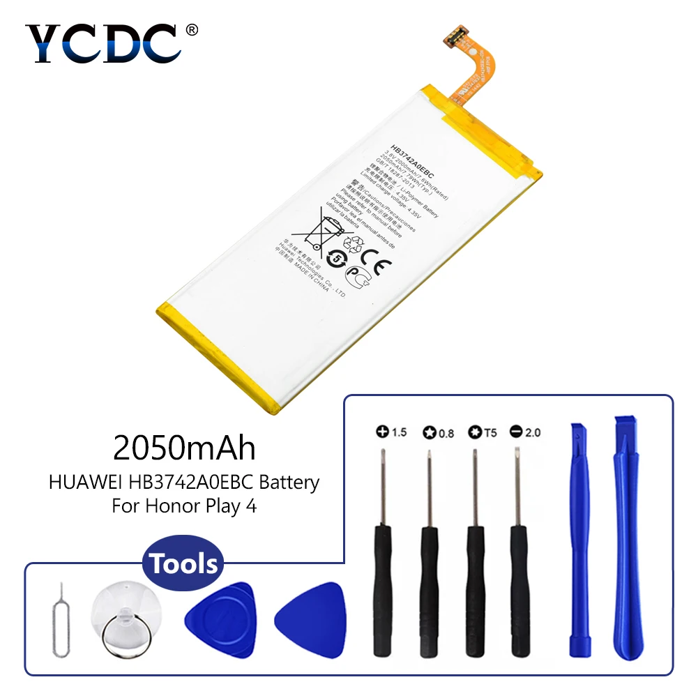 Аккумулятор HB3742A0EBC для Huawei Ascend P6 P6S P7 Mini G6 C8817 + инструменты литий ионная литиевая
