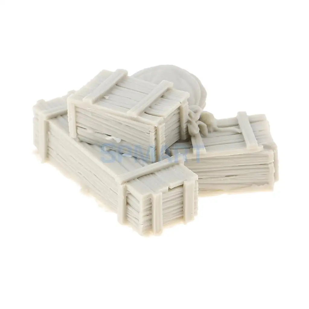 MagiDeal неокрашенные смолы 1/35 Смола Солдат сценарий аксессуары набор амуниции