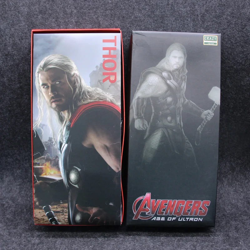 Сумасшедшие игрушки Marvel Acengers Thor ПВХ фигурка Коллекционная модель 30 см|Игровые