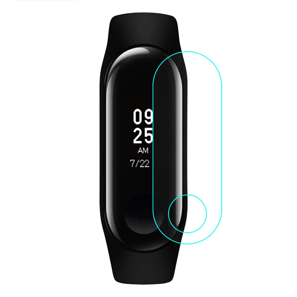 5 шт./лот стекло для Xiaomi Mi Band 3 умный браслет Защитная пленка экрана HD ультратонкая