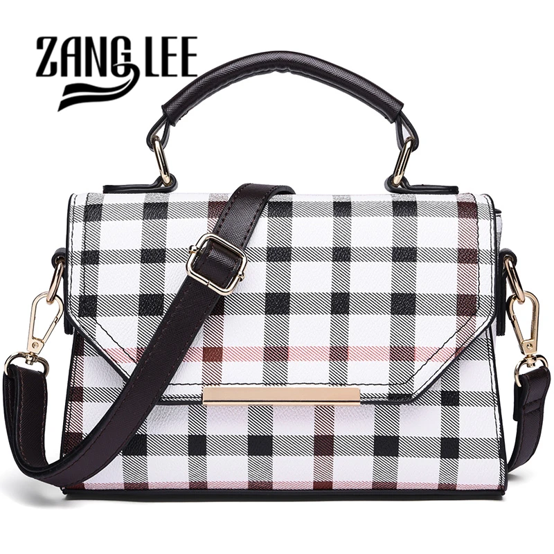 ZANG LEE роскошные сумки дизайнерские женские Bolsa Feminina PU кожаная клетчатая сумка в