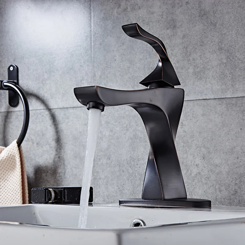 Смесители для раковины латунные краны современный с одной ручкой смеситель