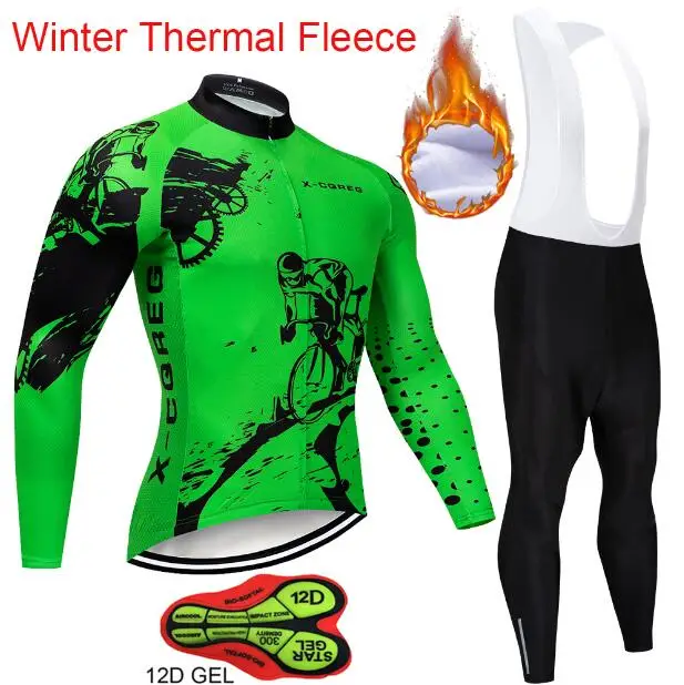 Зимние теплые флисовые майки для велоспорта Майо Ropa Ciclismo Invierno MTB велосипедная Одежда для велоспорта спортивная одежда - Цвет: 16