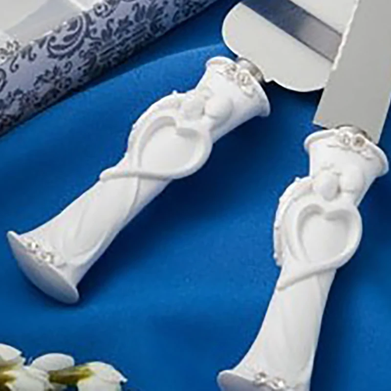 2 шт./компл. нержавеющая сталь свадебный торт Лопата лопаточка нож для торта ко