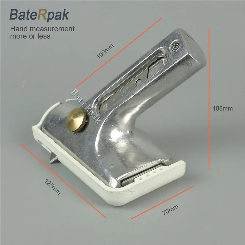 BateRpak алюминиевая ручка лист Пол Резак, ПВХ пол стены резак края(без лезвия