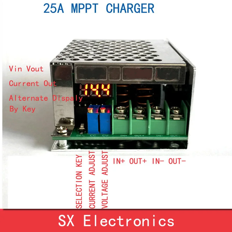 MPPT Контроллер заряда для фотоэлектрических систем 148V25A Шаг вниз зарядки всех видов Батарея 12V постоянного тока до 148V литиевая Батарея тока Регулируемый
