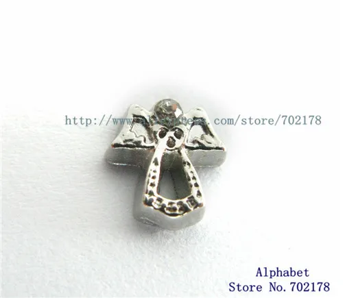 Крыло ангела 10 шт плавающий медальон очарование подходит FC1055 | Украшения и