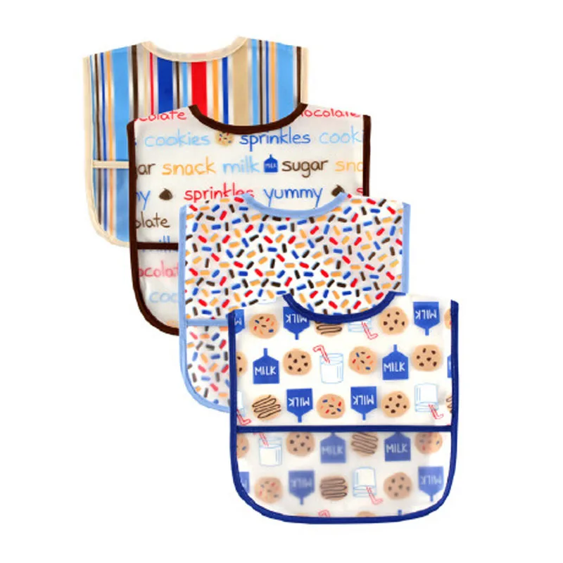 Водонепроницаемые нагрудники для детей 4 шт./лот бесплатная доставка | Детская