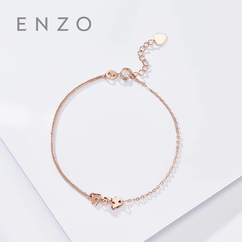 Pure 18K Rose Gold Bracelet For Women Miss Girls Gift Female Fine Jewelry Genuine Real Solid Chain Upscale New Party Trendy | Украшения и