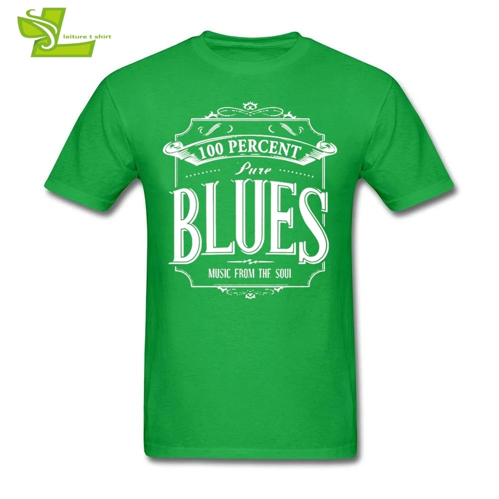 100 процентного натурального Blues футболка для взрослых Новое поступление