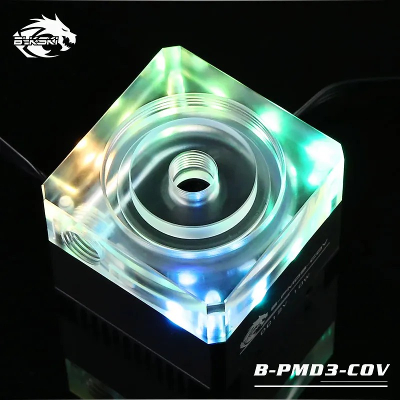 Bykski DDC насос PWM Speed ADJ. head 6 метров потока 600 л/ч водяное охлаждение B PMD3 COV|meter flow|water