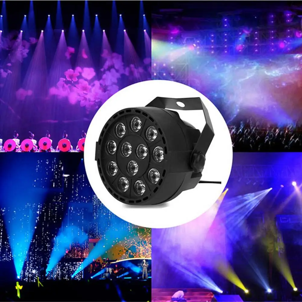 

Par Light 12 LED RGBW Stage Lighting DMX 512 For Club Disco Party Ballroom KTV Bar Wedding DJ Live Show Lighting Effect