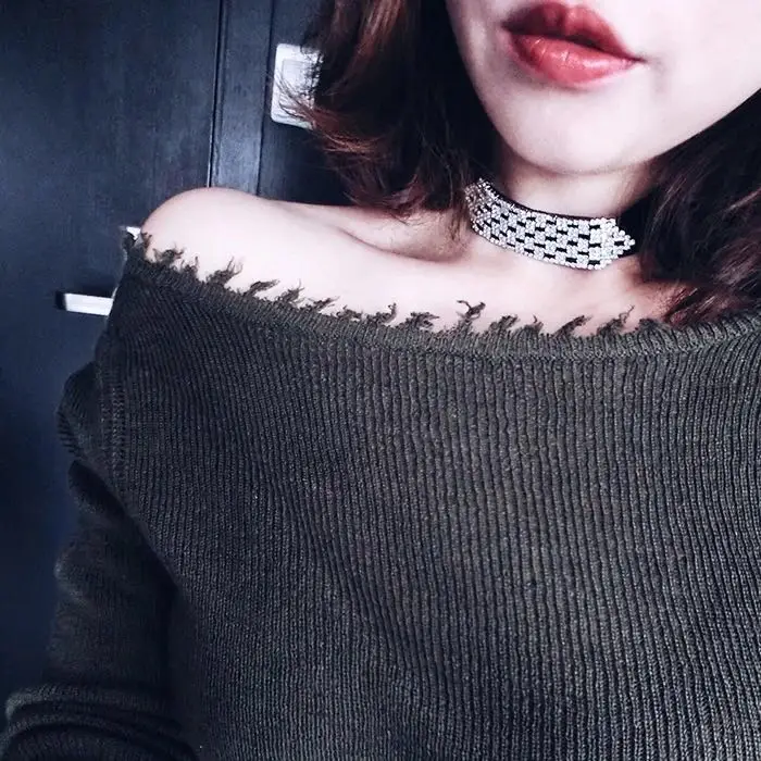 Новинка 2017 года Роскошные горный хрусталь Super Flash Fishbone печати шелк Шарфы для