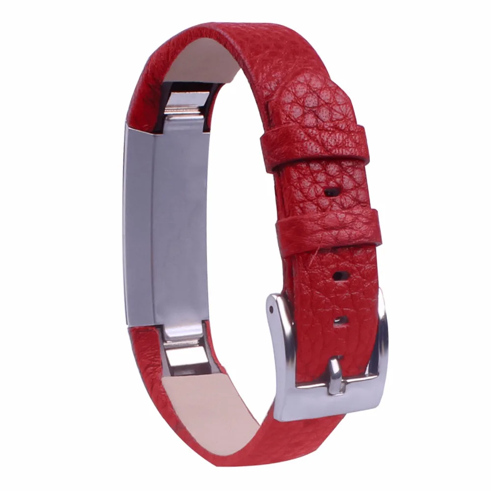 Высококачественный подлинный кожаный браслет ремешок Браслет Для Fitbit Alta Tracke сменный Браслет коричневый черный красный