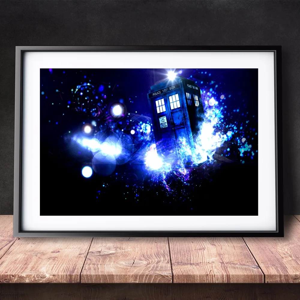 Doctor Who Police Box художественное оформление холст Художественная печать постер