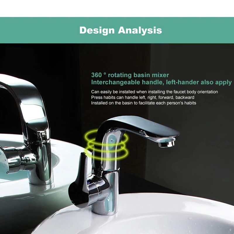 Современный дизайнерский смеситель для раковины BAKALA Водопад Смесители горячей и