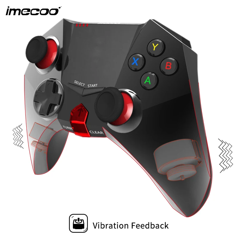 IMECOO 2 4 ГГц Беспроводной игровой контроллер Bluetooth геймпад для PS3 PC Android-смартфон Tablet