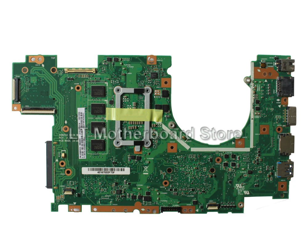Отправка платы+ Материнская плата X402CA i3-3217U 4 Гб ОЗУ REV 2,1 Для ASUS X502C X402C F402C материнская плата для ноутбука X402CA тест материнской платы ОК
