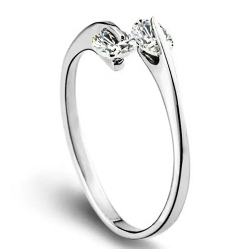 Женское кольцо с серебряным покрытием ювелирное изделие y127|rings for women|ring forbague homme |