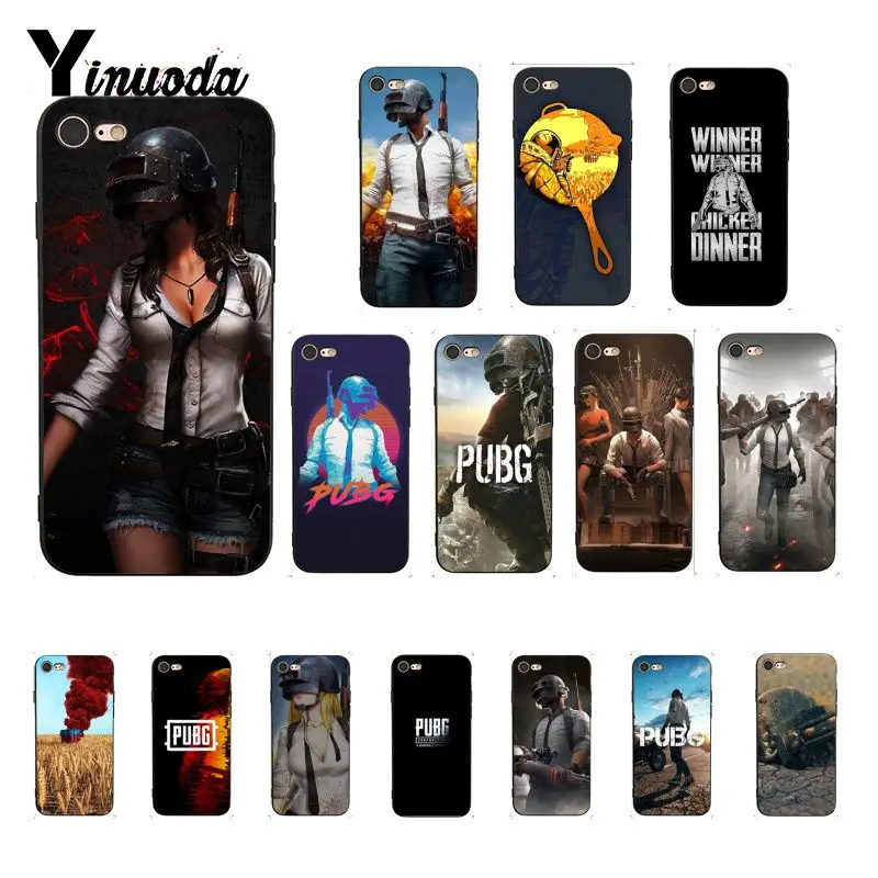 Чехол для телефона Yinuoda Hot Game PUBG Winner iphone SE 2020 8 7 6 6S 6Plus X XS MAX 5 5S XR 10 | Мобильные
