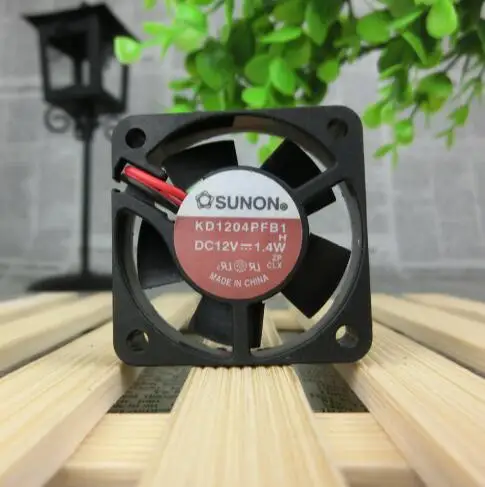 PRPKDFAN 4 см 12V1. Вт KD1204PFB1 40*40*10 2 провода большой вентилятор ветра|4 cm fan|4 wire fanfan |