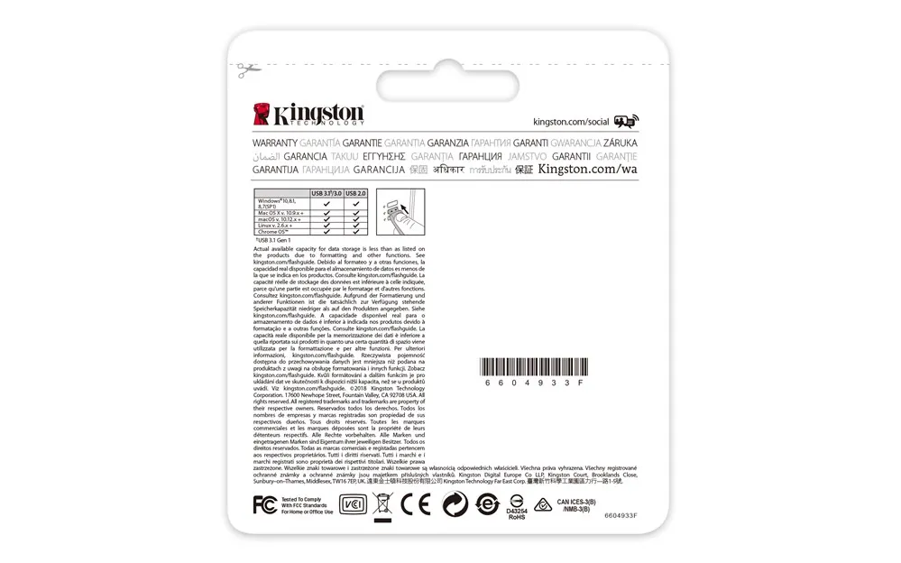 Kingston Technology DataTraveler 106 32 ГБ 3 0 (3 1 Gen 1) разъем USB Type-A слайд черный красный | Компьютеры и
