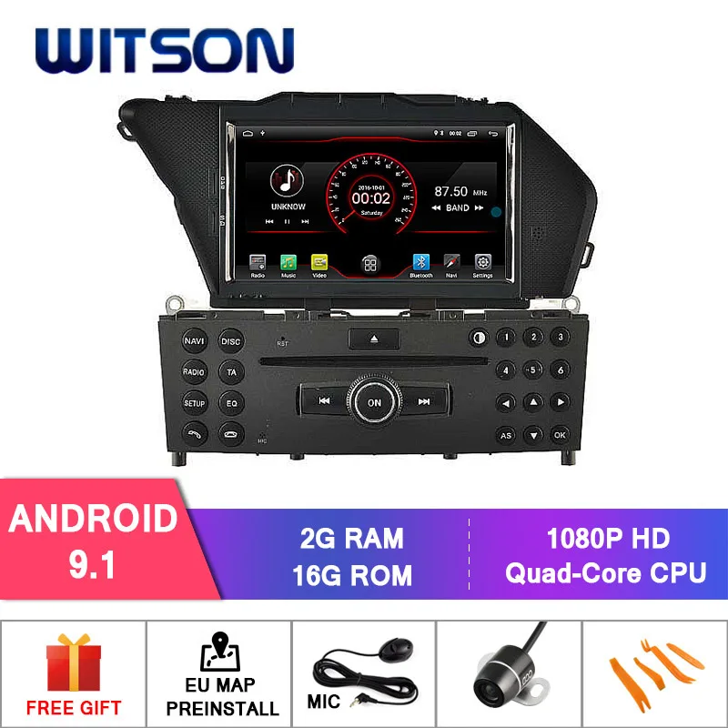 DE со! WITSON Android 9,0 ips экран для BENZ GLK X204 GLK 300 GLK 350 автомобильный DVD 4+ 32GB FLASH 8 Octa Core+ DVR/wifi+ DSP+ DAB