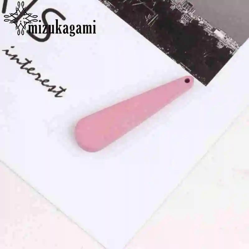 

Solid Wood Geometric Personality Yangtze River Triangle Earrings 10pcs/lot For DIY Bohemia Jewelry Making Accessories