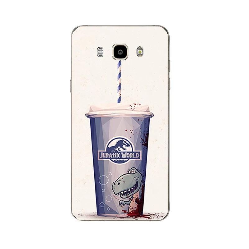 DIY для Samsung Galaxy J7 2015/2016/2017 чехол J700/J710 J730 S4 S5 мягкий TPU с принтом фаст-фуда |