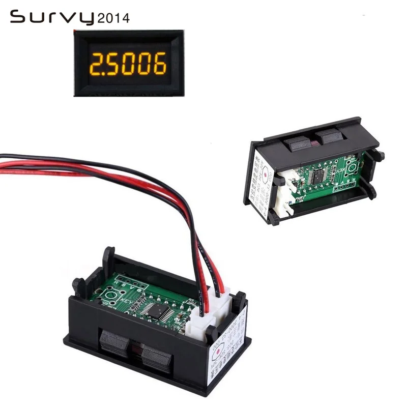 DC 0 4.3000 33.000V измеритель напряжения Цифровой вольтметр 5 бит высокая