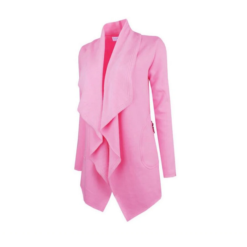 

Fashion Women Blazer Autumn Long Sleeve Loose Solid Long Coats For Women New Vintage Cotton Plus Size Female Blazer Jackets