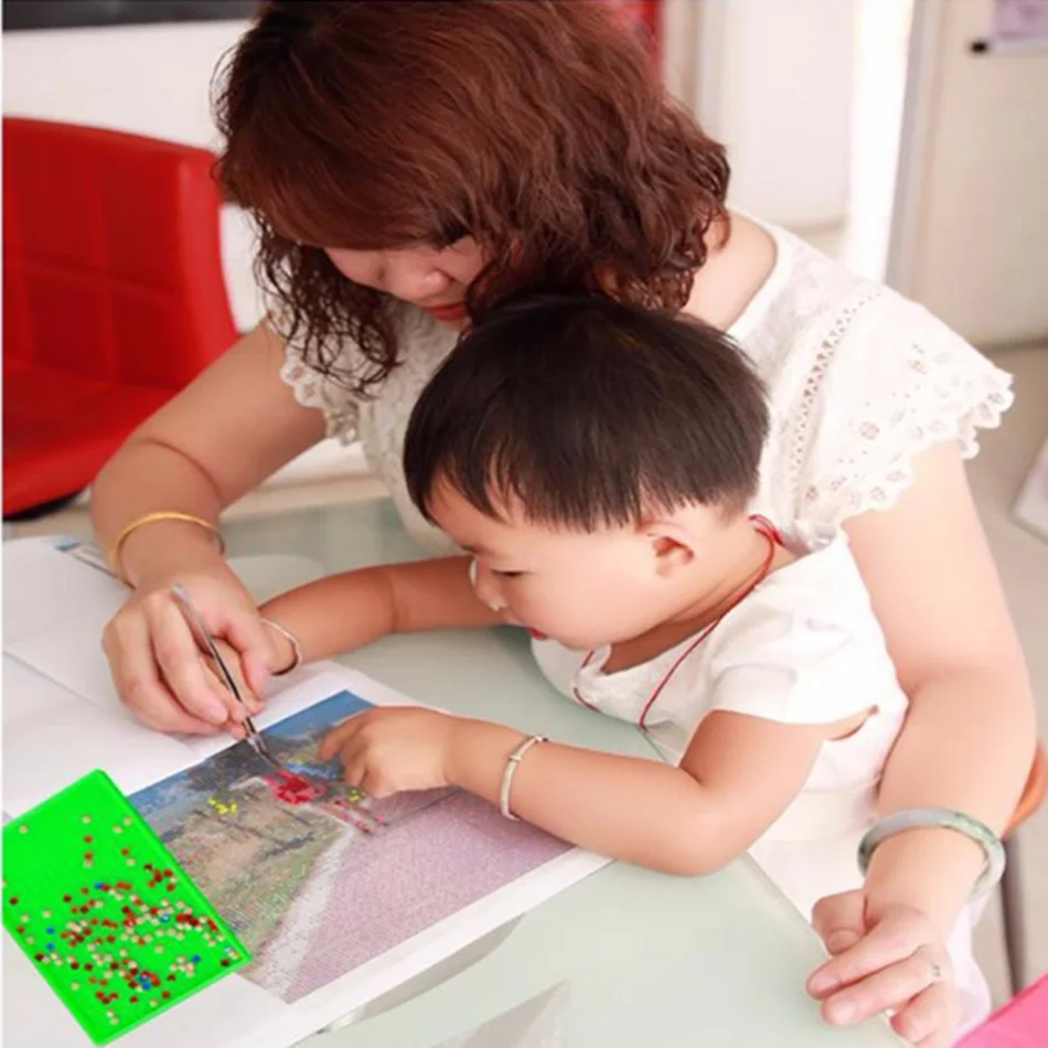 

5D DIY Diamond Painting Full Square/Round Drill animal"Color elephant" Embroidery Cross Stitch Mosaic Home Decor Rhinestone