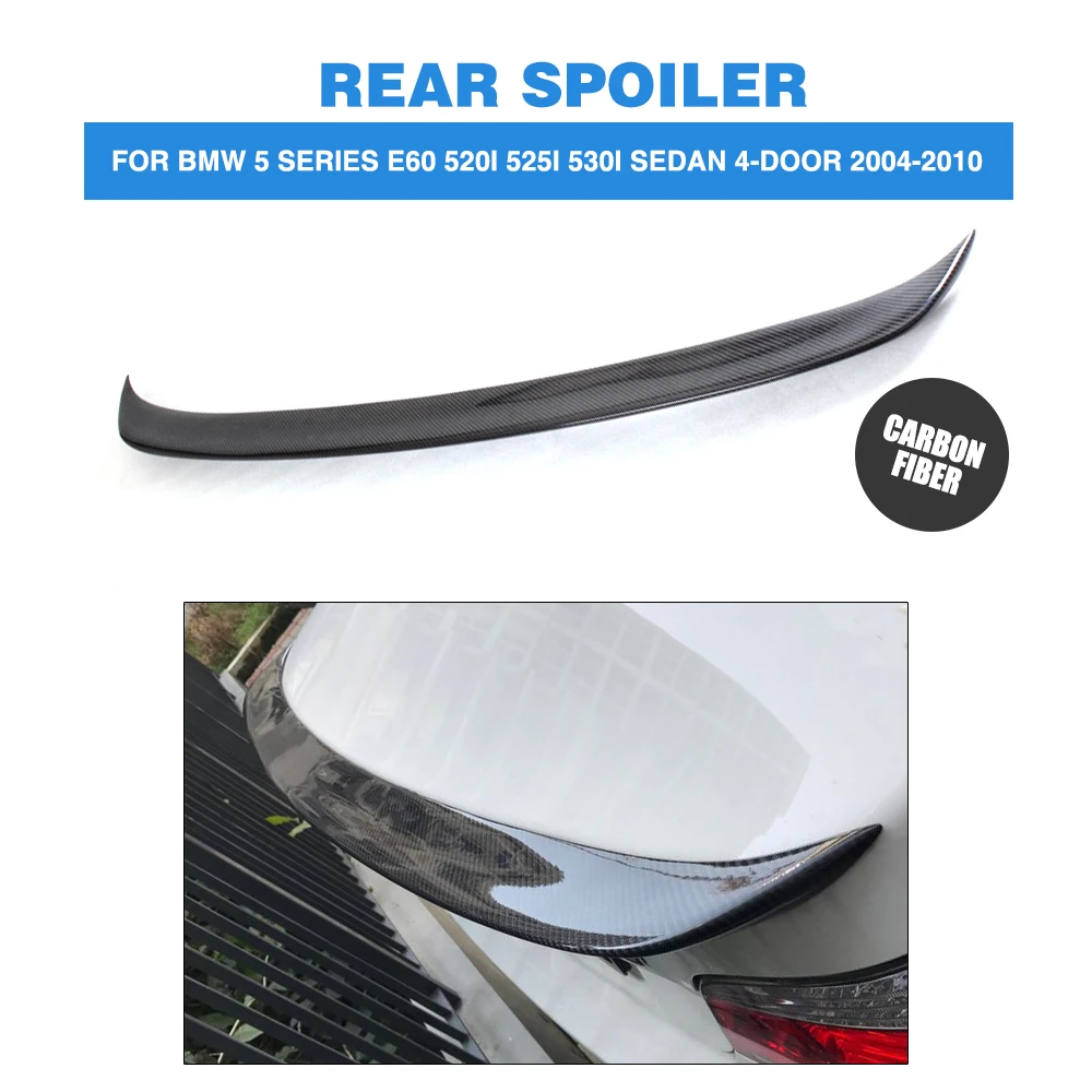 Спойлер для багажника BMW E60 M5 Sedan 2005 2008 спойлер багажника|spoiler wing|lip spoilercarbon fiber spoiler