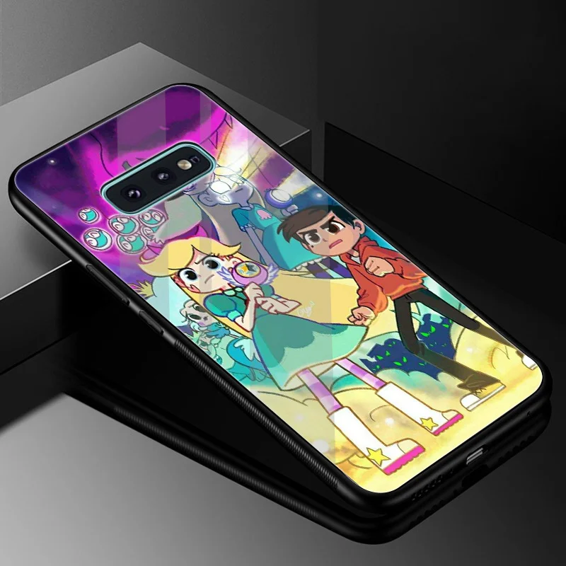 Gerleek стекло ТПУ Звезда против силы зла чехол для Samsung S7 Edge S9 S8 Plus Note 8 9