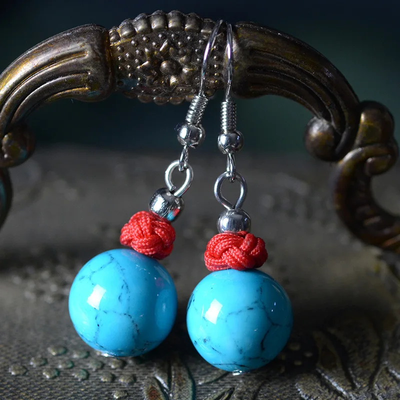 Женские серьги-подвески в этническом стиле 3 см | Украшения и аксессуары